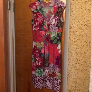 Clari.e Multicolored Asymmetrical Dress